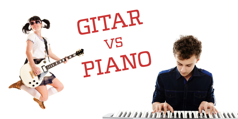 Topp 5 fordeler ved å spille gitar vs piano